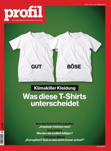 profil – 30 Oktober 2022 Cover