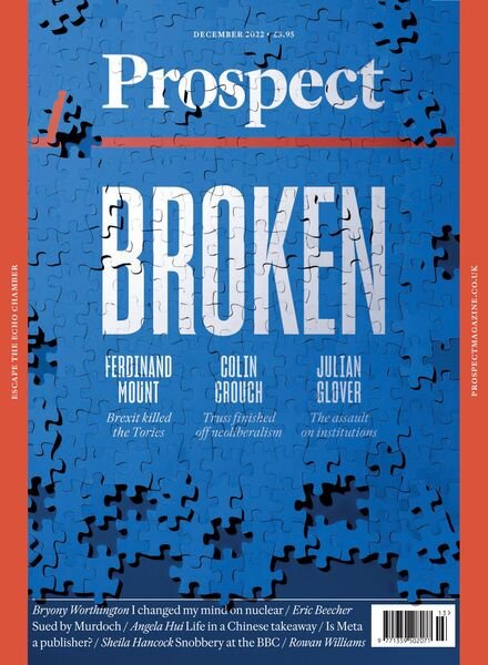 Prospect Magazine – December 2022 Cover