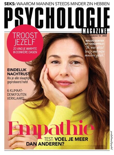 Psychologie Magazine – december 2022 Cover