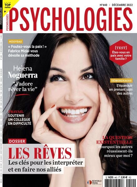 Psychologies France – Decembre 2022 Cover