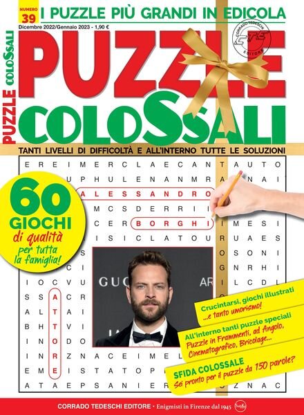 Puzzle Colossali – dicembre 2022 Cover