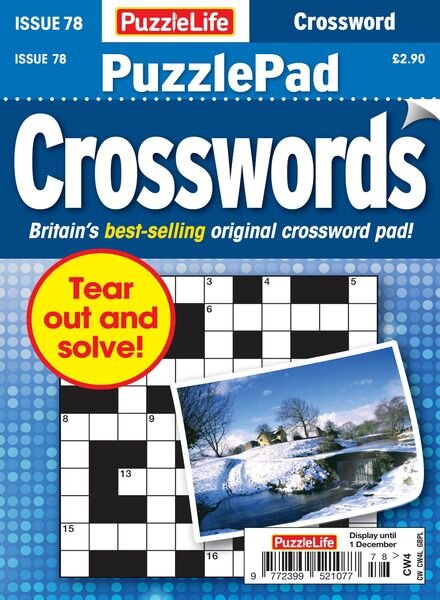 PuzzleLife PuzzlePad Crosswords – 03 November 2022 Cover