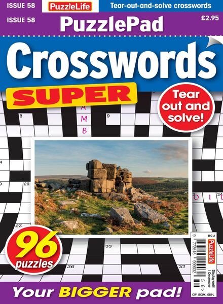PuzzleLife PuzzlePad Crosswords Super – 03 November 2022 Cover