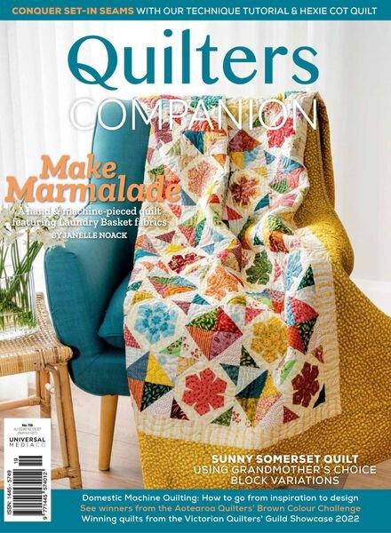 Quilters Companion – November 2022 Cover