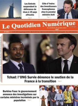 Quotidien Numerique d’Afrique – 28 octobre 2022