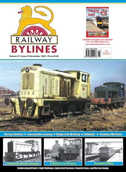 Railway Bylines – November 2022 Cover