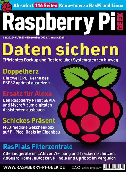 Raspberry Pi Geek – Dezember 2022 Cover