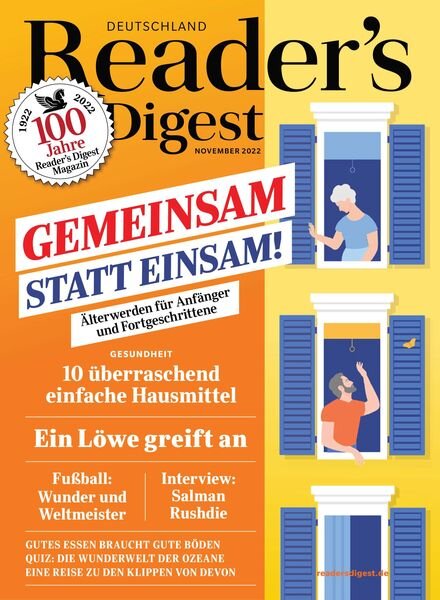 Reader’s Digest – 31 Oktober 2022 Cover