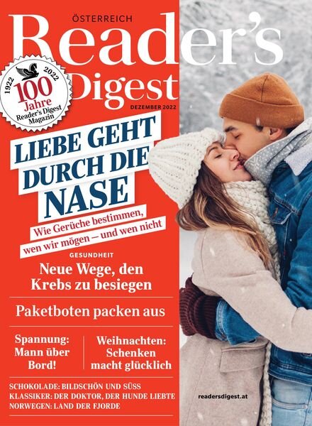 Reader’s Digest Osterreich – Dezember 2022 Cover