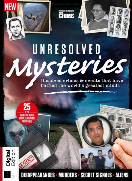 Real Crime Bookazine – Unresolved Mysteries – 3rd Edition 2022 Cover