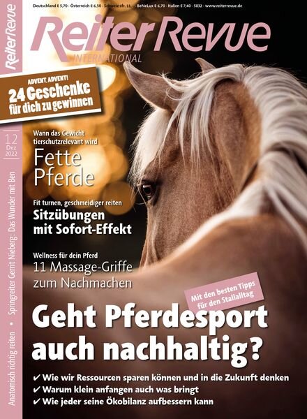 Reiterrevue International – Dezember 2022 Cover