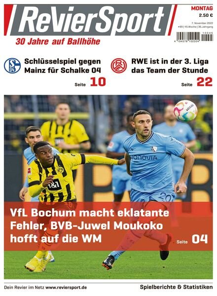 RevierSport – 07 November 2022 Cover
