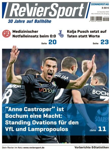 RevierSport – 10 November 2022 Cover