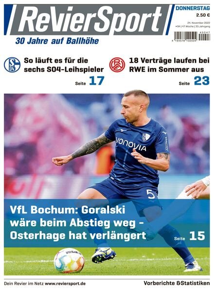RevierSport – 24 November 2022 Cover