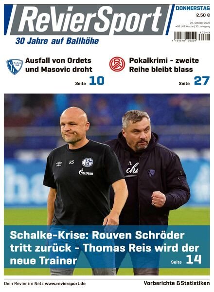 RevierSport – 27 Oktober 2022 Cover