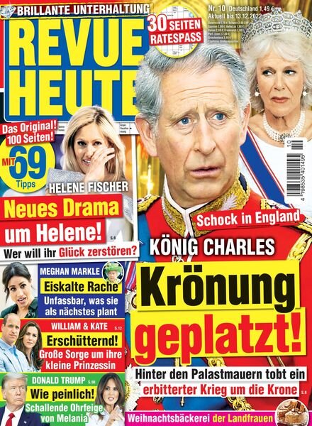 Revue Heute – 09 November 2022 Cover