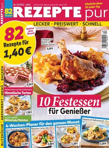 REZEPTE pur – 09 November 2022 Cover