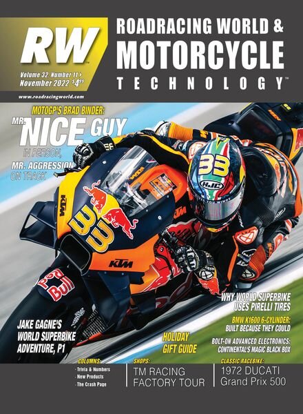 Roadracing World – November 2022 Cover