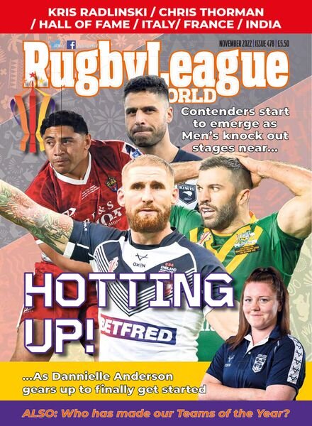 Rugby League World – Issue 478 – November 2022 Cover