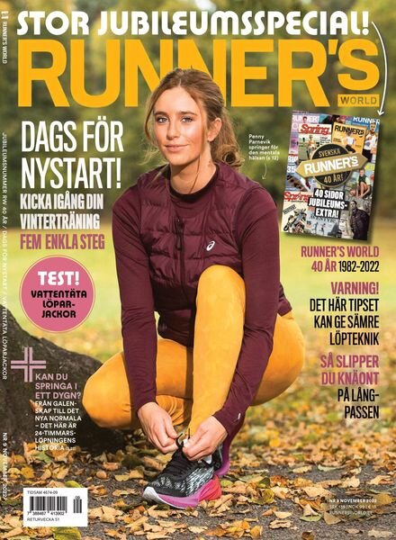 Runner’s World Sverige – november 2022 Cover