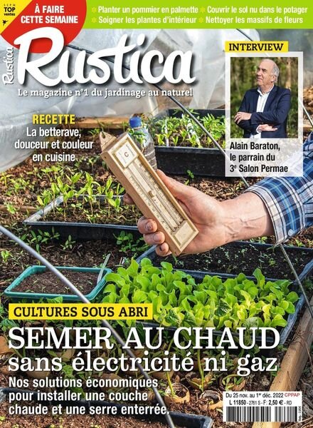 Rustica – 25 novembre 2022 Cover