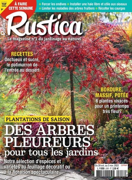 Rustica – 28 octobre 2022 Cover