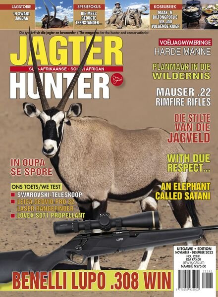SA Hunter-Jagter – November 2022 Cover