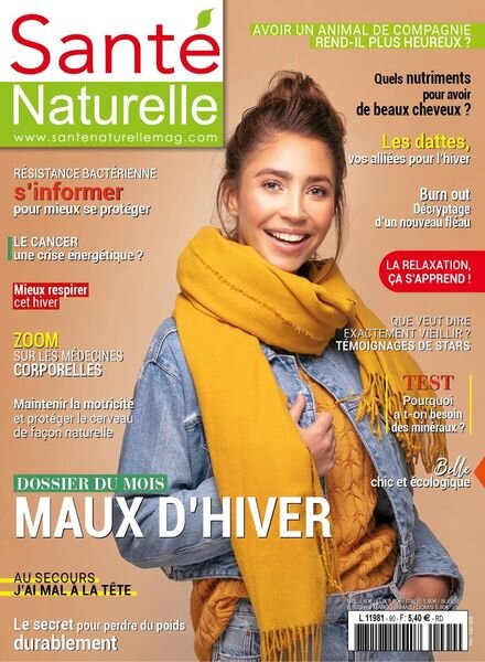 Sante Naturelle – novembre 2022 Cover