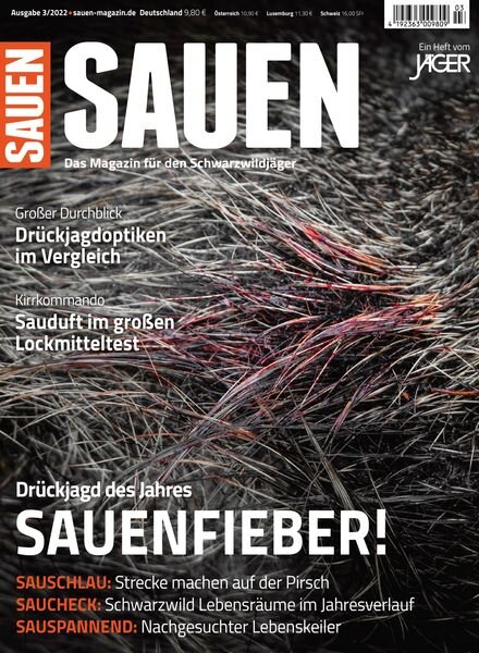 Sauen – November 2022 Cover