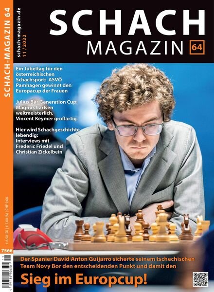 Schach-Magazin 64 – November 2022 Cover