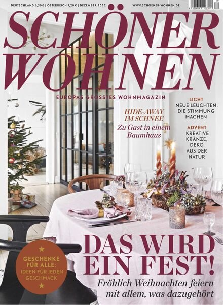 Schoner Wohnen – Dezember 2022 Cover