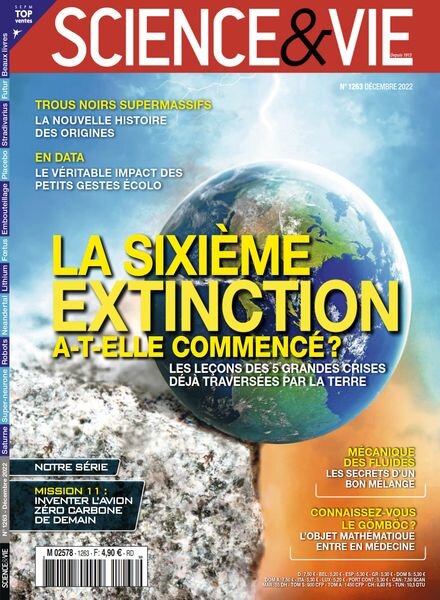 Science & Vie – decembre 2022 Cover