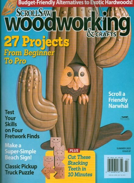 ScrollSaw Woodworking & Crafts – Summer 2022 Cover