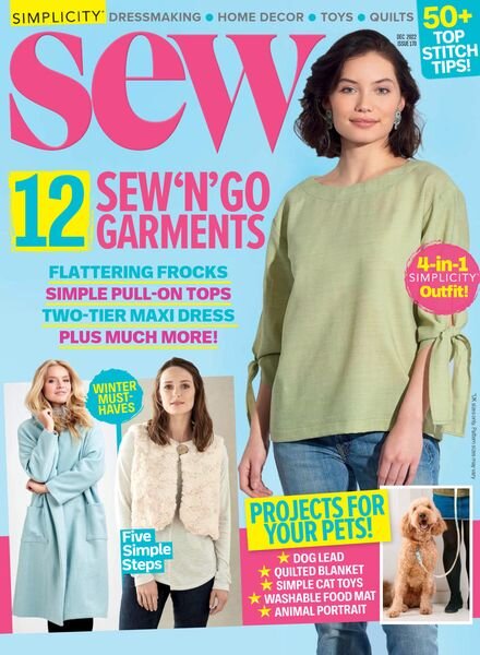 Sew – December 2022 Cover