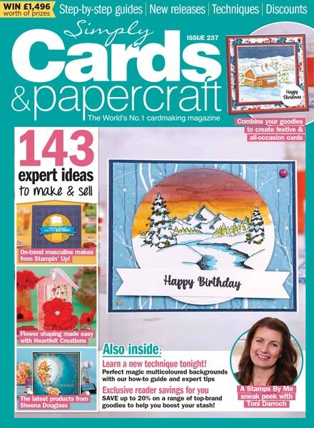 Simply Cards & Papercraft – Issue 237 – November 2022 Cover
