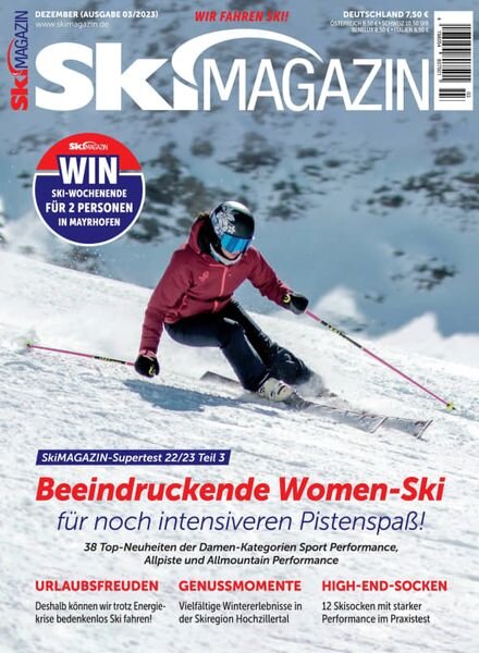 SkiMAGAZIN – November 2022 Cover