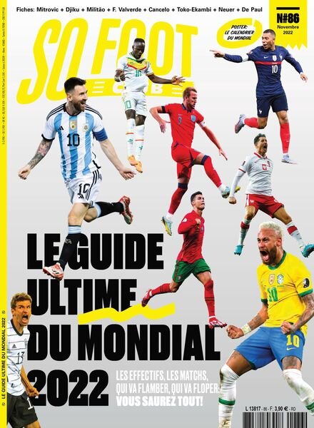So Foot Club – novembre 2022 Cover