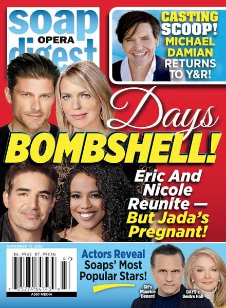 Soap Opera Digest – November 21 2022 Cover