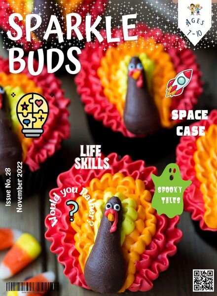 Sparkle Buds Kids Magazine (Ages 7-10) – November 2022 Cover