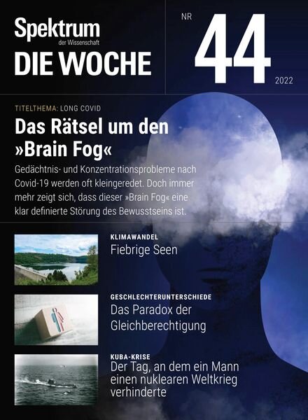 Spektrum – Die Woche – 03 November 2022 Cover