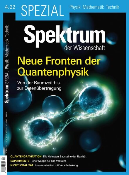 Spektrum Spezial – 18 November 2022 Cover