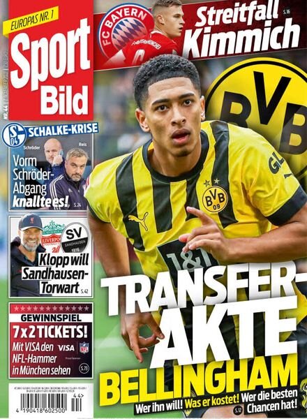 Sport Bild – 02 November 2022 Cover