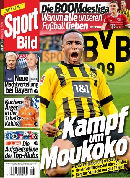 Sport Bild – 09 November 2022 Cover