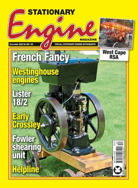 Stationary Engine – Issue 585 – December 2022 Cover