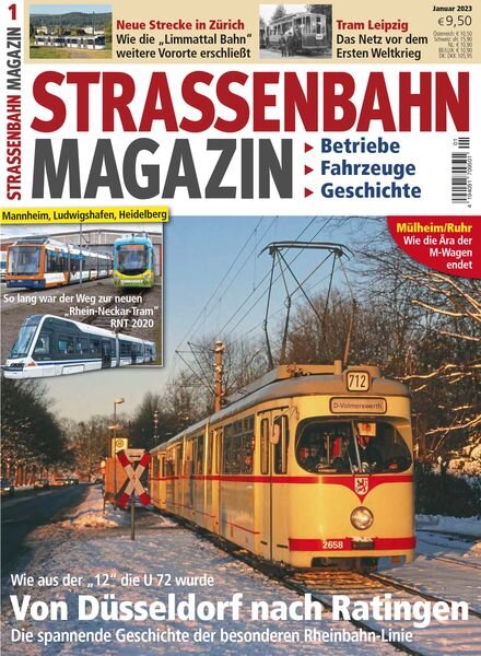 Strassenbahn Magazin – Januar 2023 Cover