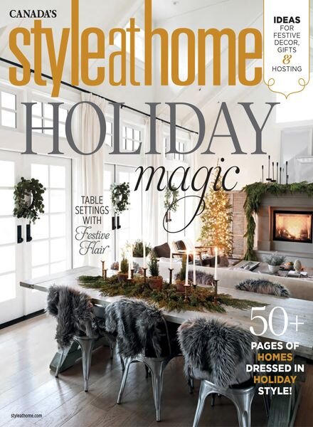 Style at Home Canada – December 2022 Cover