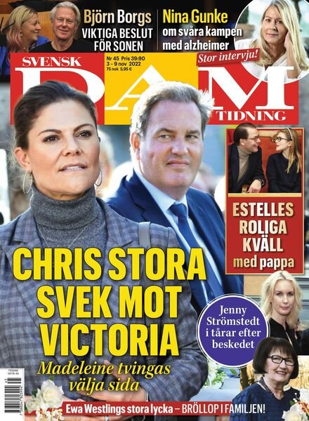Svensk Damtidning – 02 november 2022 Cover
