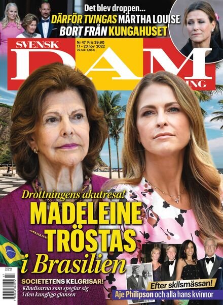 Svensk Damtidning – 16 november 2022 Cover