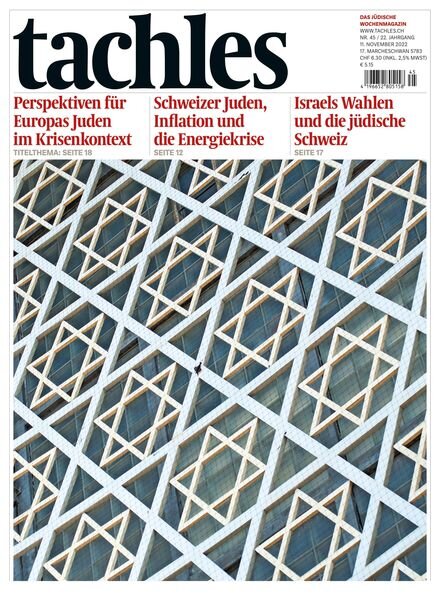 tachles – 11 November 2022 Cover