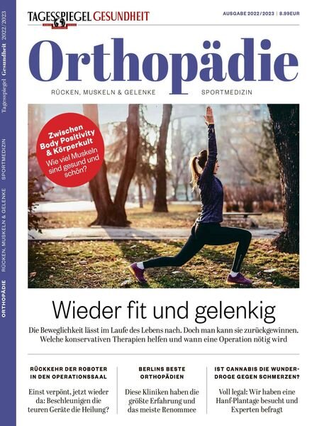 Tagesspiegel Gesundheit – Orthopadie 2022-2023 Cover